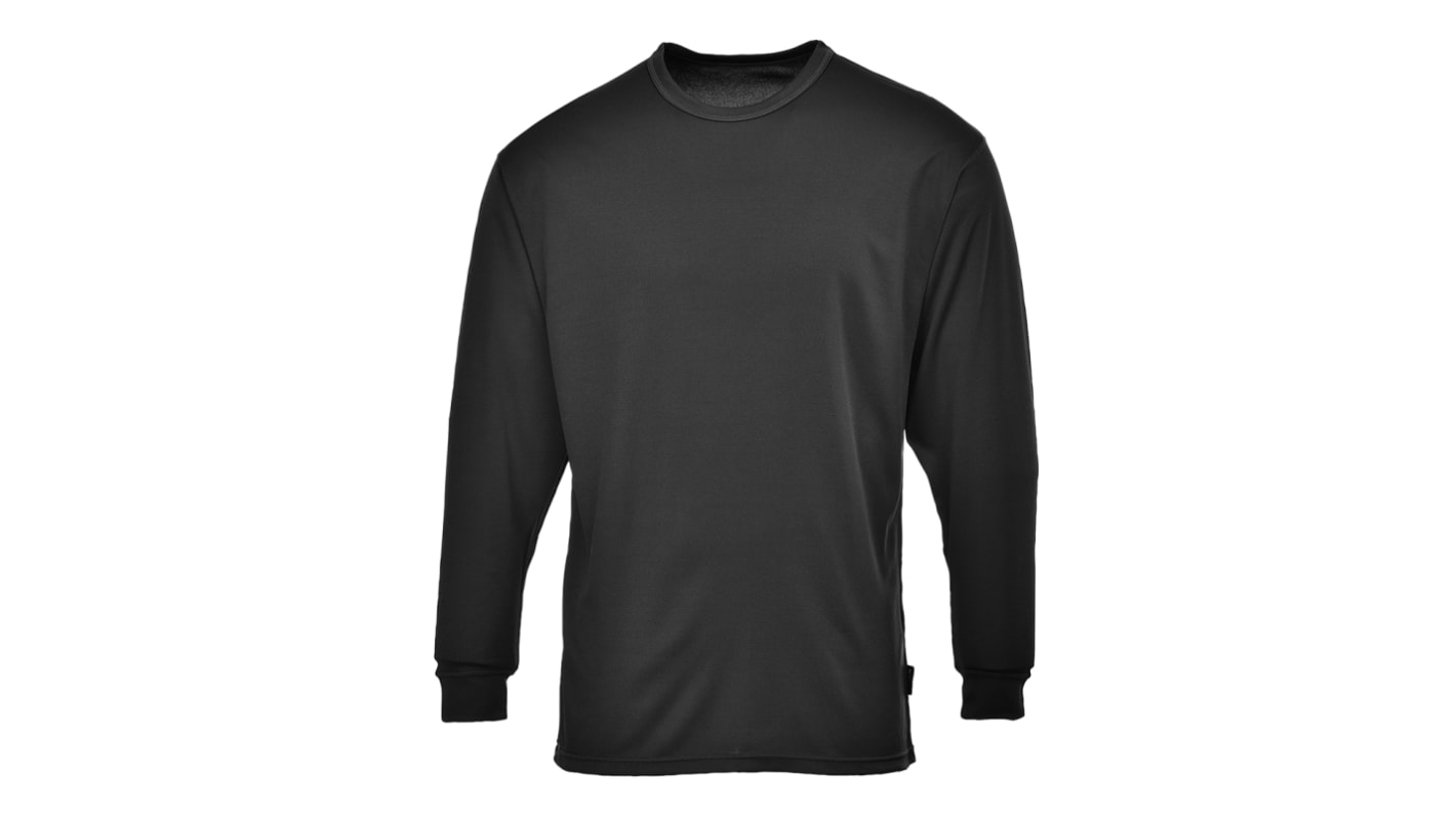 Camiseta térmica de manga larga Portwest de color Antracita, talla M, de 100 % poliéster