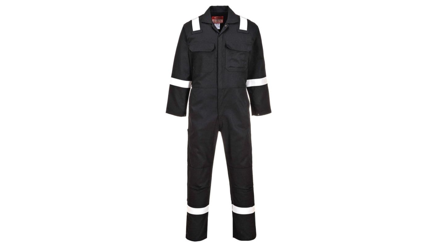 Portwest Navy Reusable Hi Vis Overalls, L