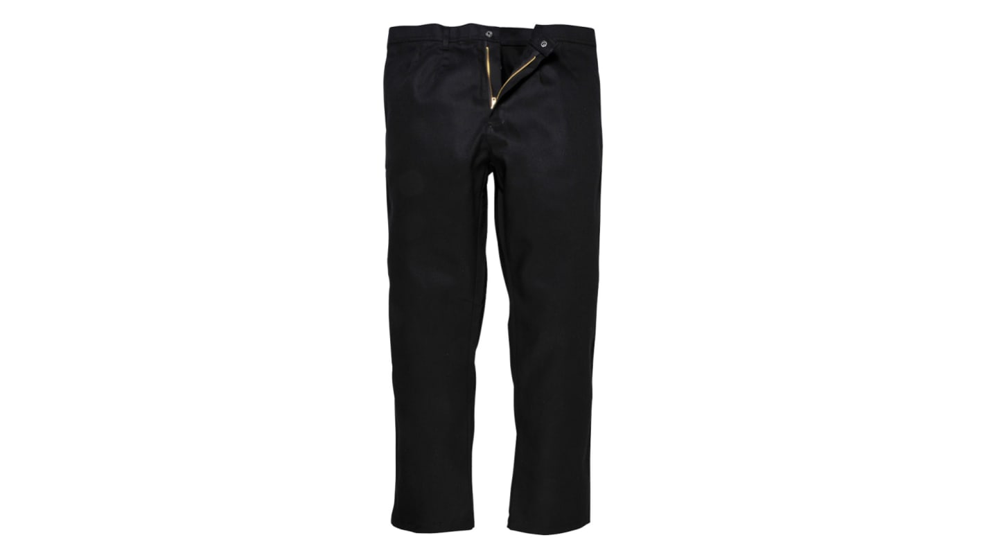 Portwest BZ30 Navy 100% Cotton Flame Retardant Trousers 40 → 41in, 100 → 104cm Waist