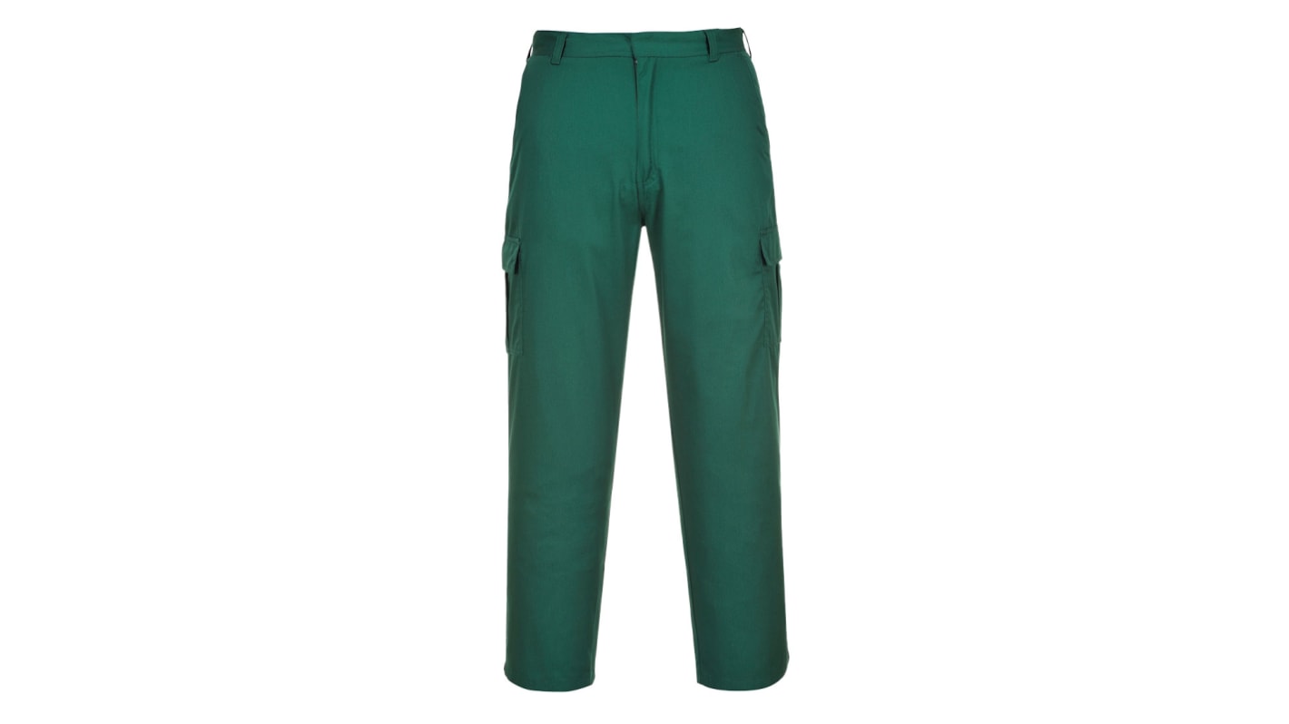 Portwest C701 Black/Green/White/Yellow 35% Cotton, 65% Polyester Comfortable, Soft Trousers 46in, 116cm Waist