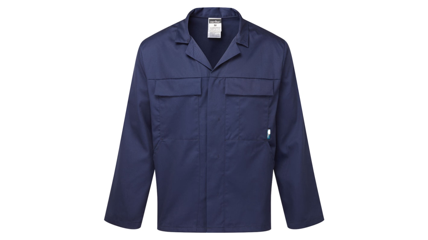 Veste de travail Unisexe Portwest C859, Bleu marine, L, Confortable, Souple