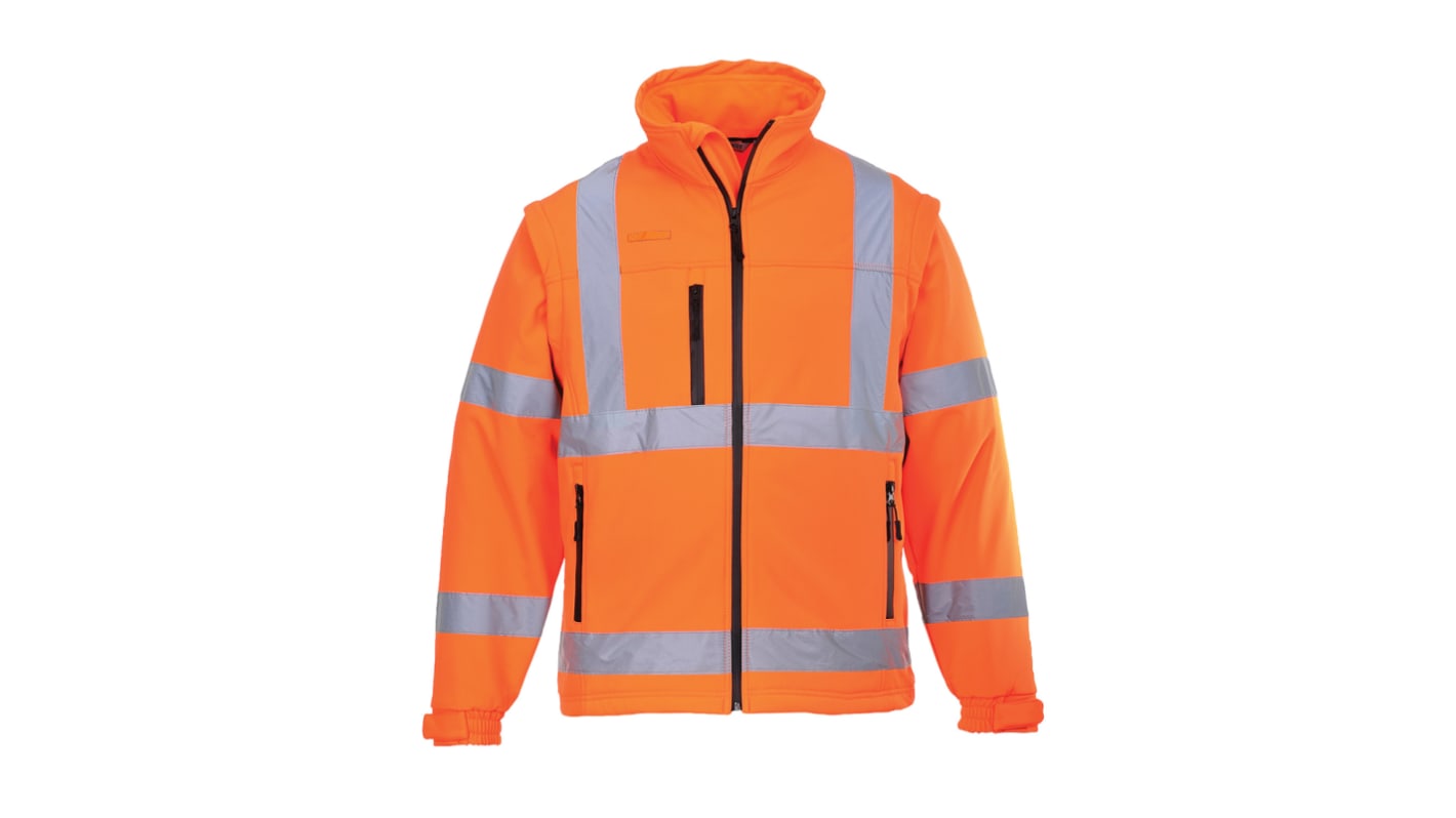 Portwest Unisex Softshell Warnjacke Gelb, Größe L