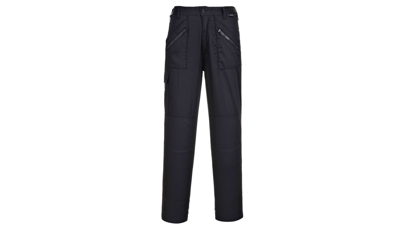 Portwest S687 Black/Green/White/Yellow 35% Cotton, 65% Polyester Comfortable, Soft Action Trousers 30 → 32in, 76