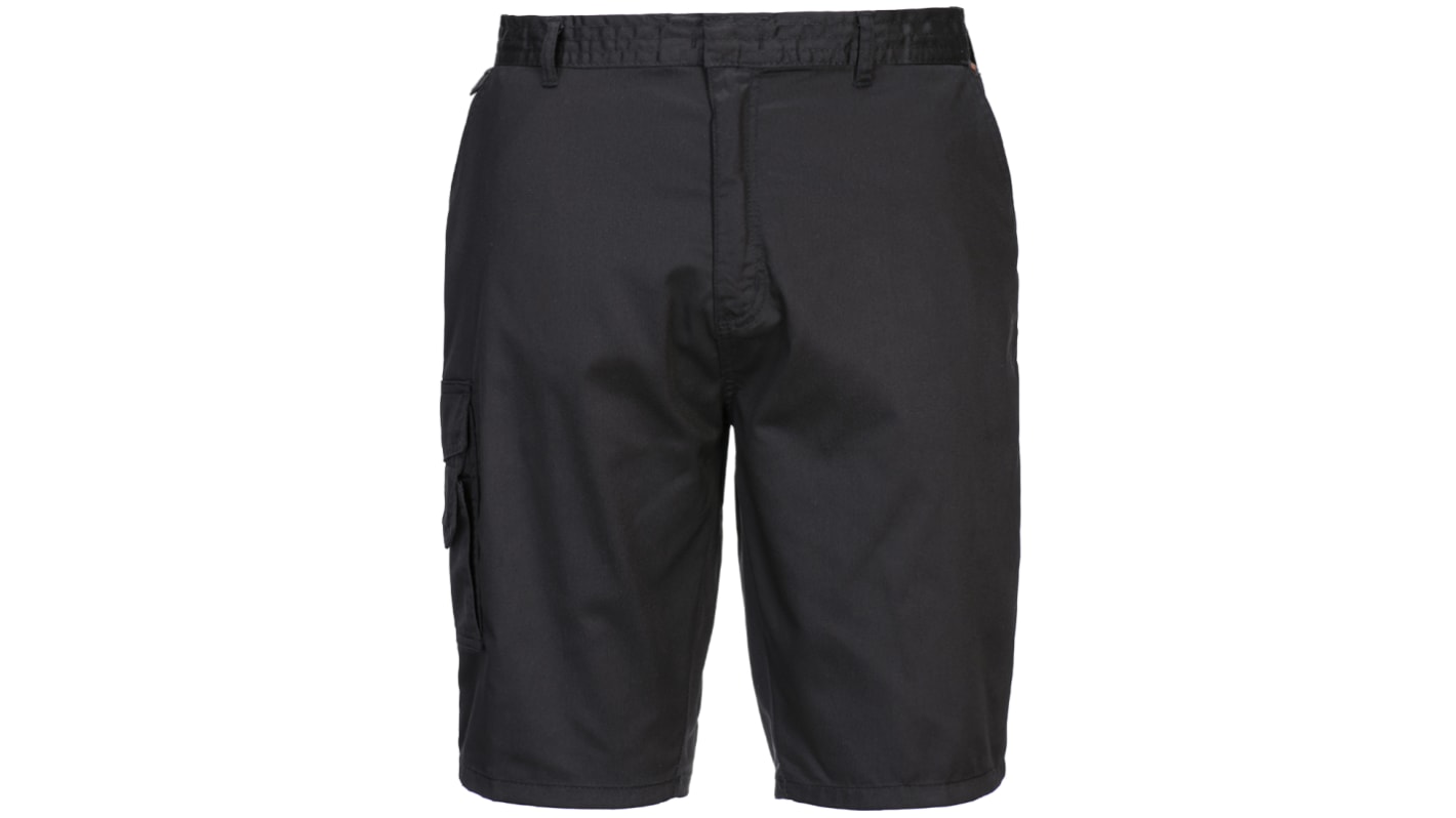 Portwest S790, Unisex Arbeitsshorts, 35 % Baumwolle, 65 % Polyester Marineblau, Größe 33 → 34Zoll