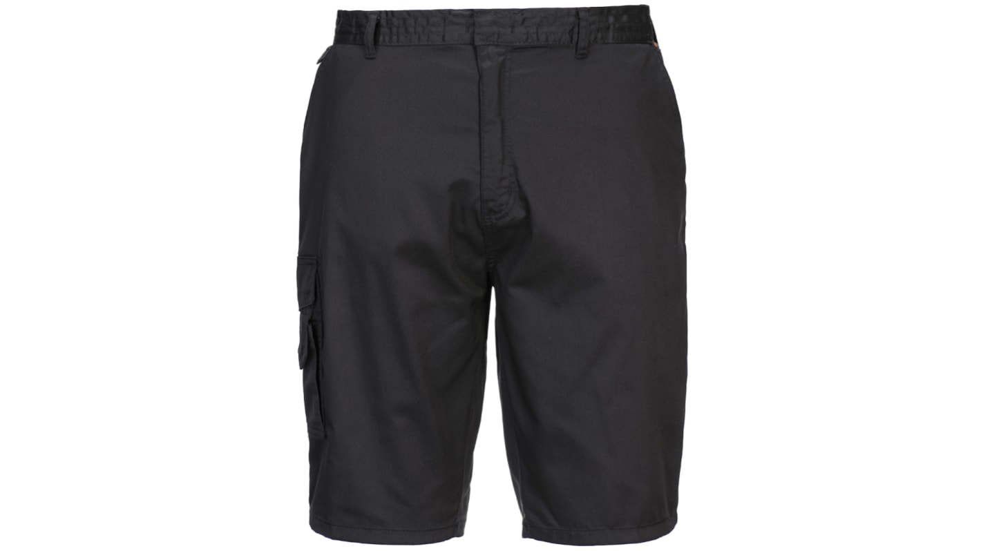 Portwest S790 Navy 35% Cotton, 65% Polyester Work shorts, 30 → 32in
