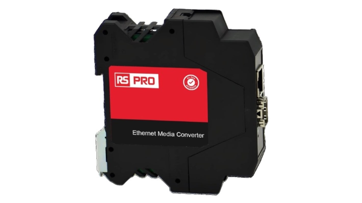 RS PRO RJ45 Media Converter, 10/100/1000Mbit/s
