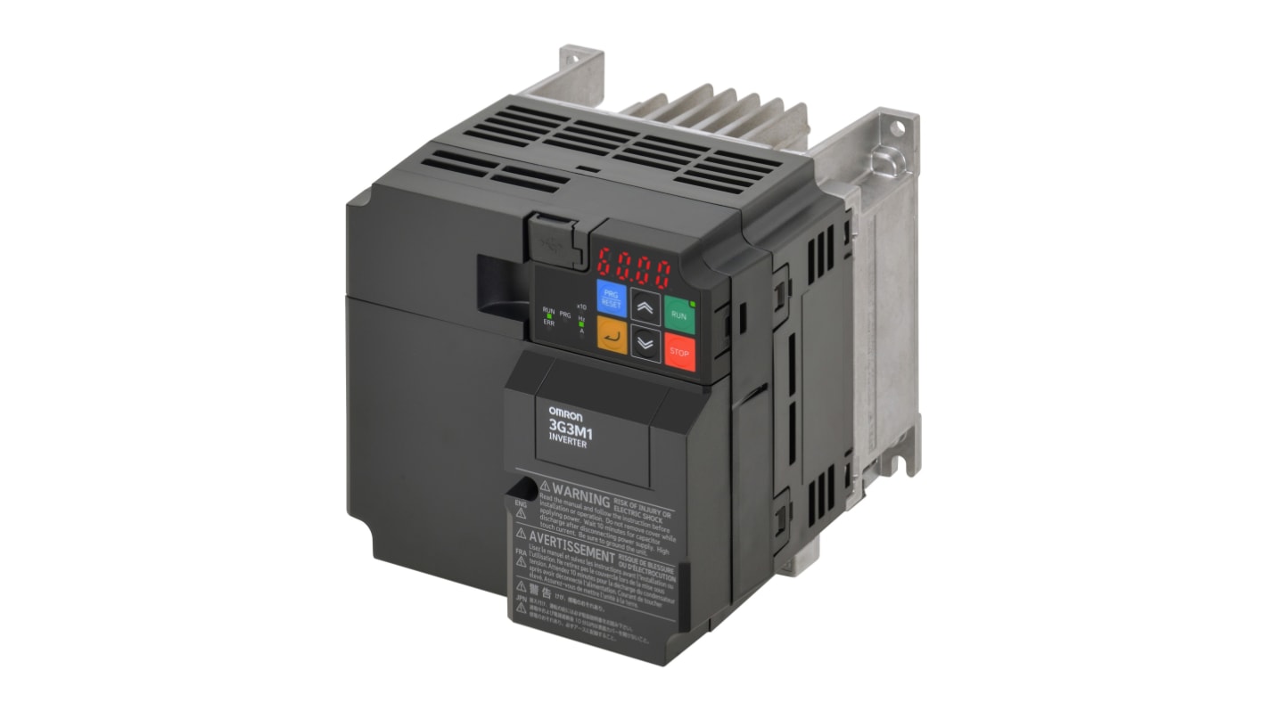 Omron Variable Speed Drive, 0.4 → 22 kW, 3 Phase, 400 V ac, 8.8 A, M1 Series