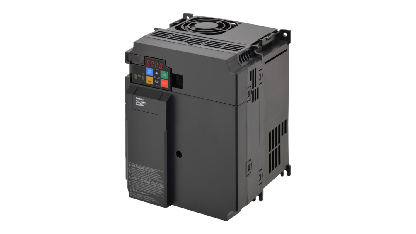 Omron Variable Speed Drive, 0.4 → 22 kW, 3 Phase, 400 V ac, 23 A, M1 Series