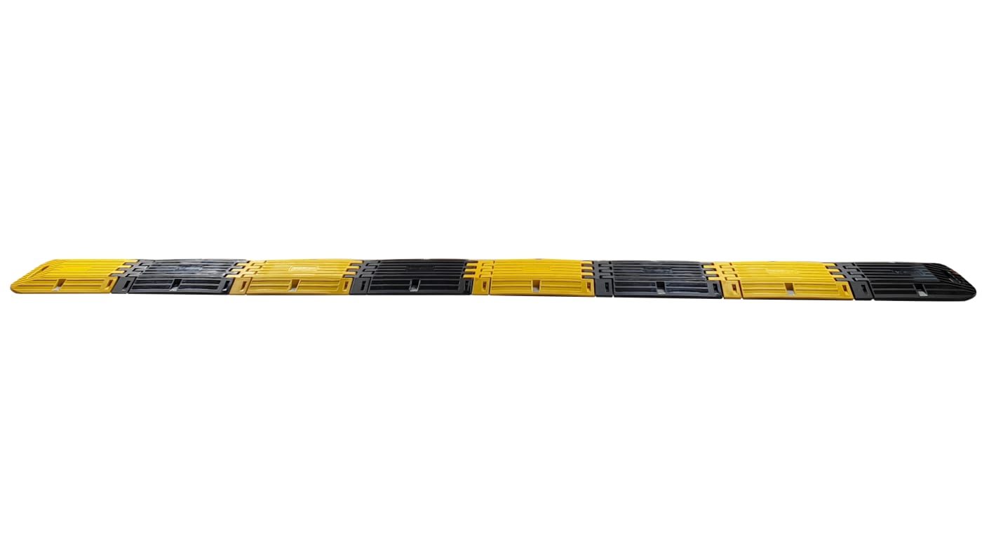 Viso  High Visibility Polyurethane Speed Bump, 3000 mm x 250mm x 40 mm, 15km/h Speed Limit