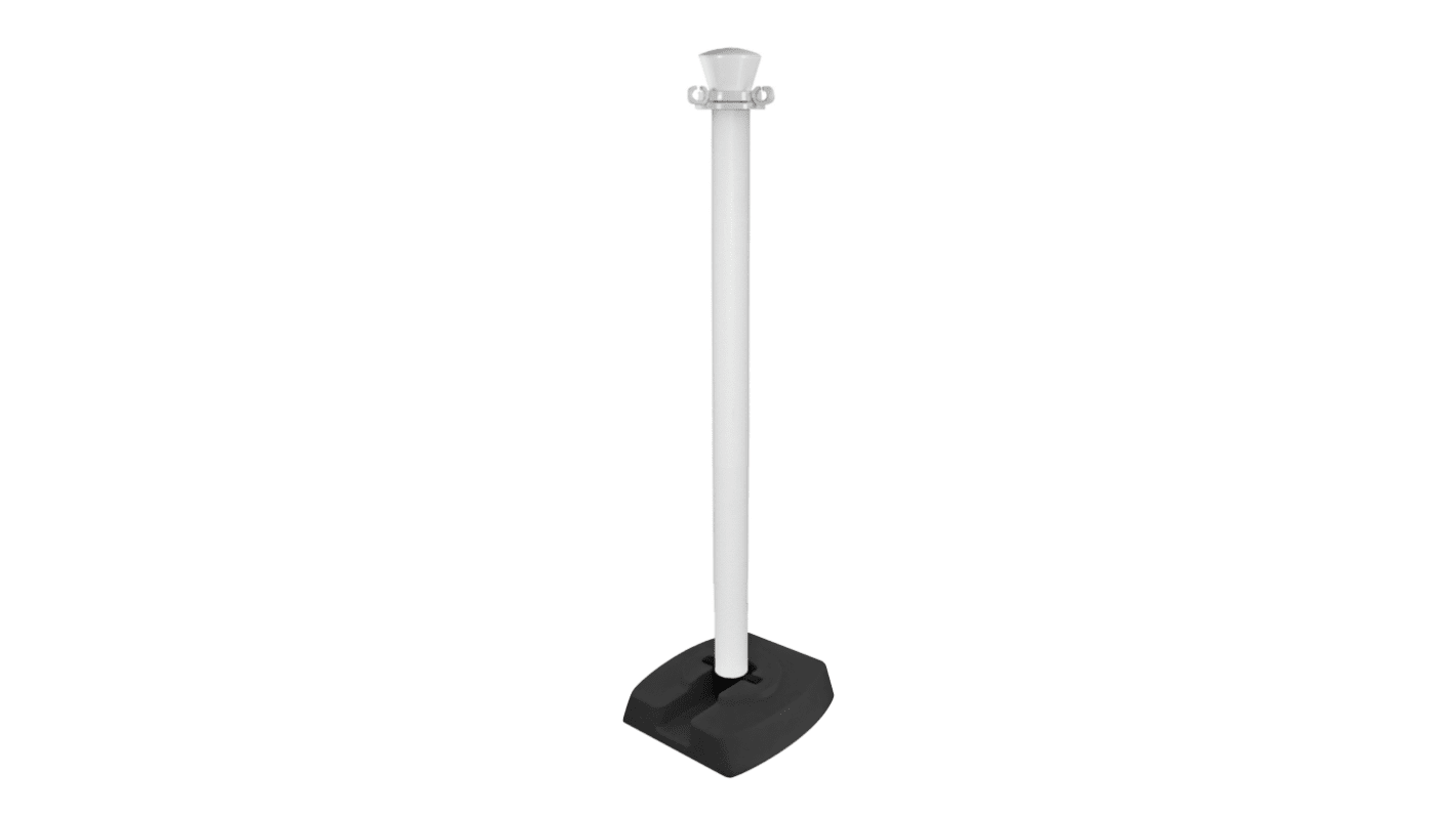 Viso White Plastic Barrier Post