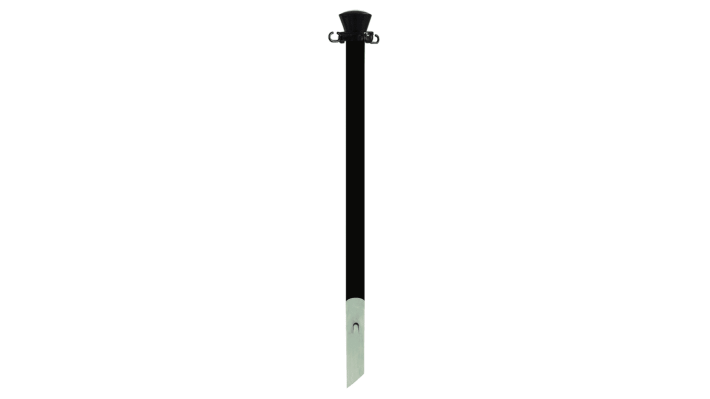 Viso Black Plastic Barrier Post