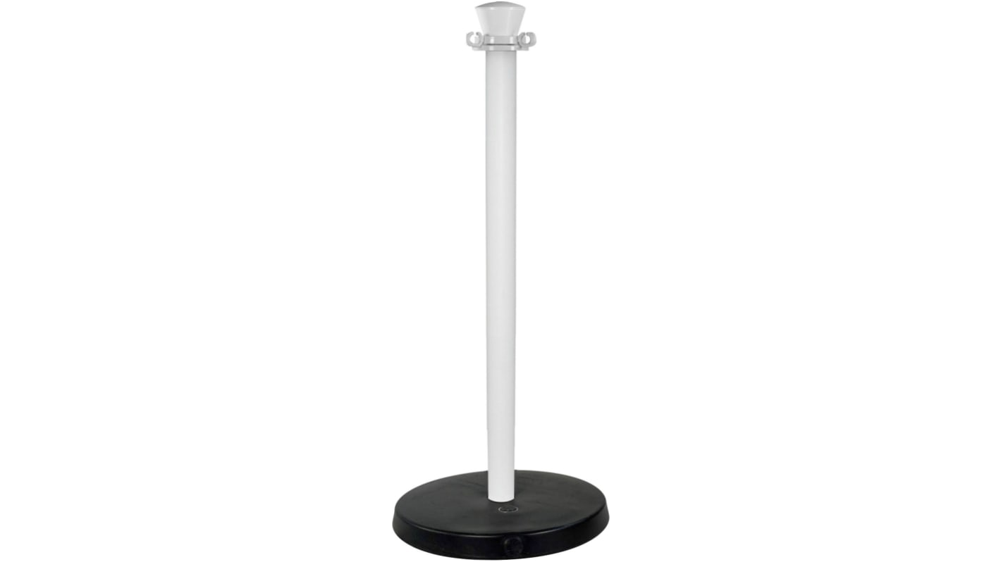 Viso White Plastic Barrier Post