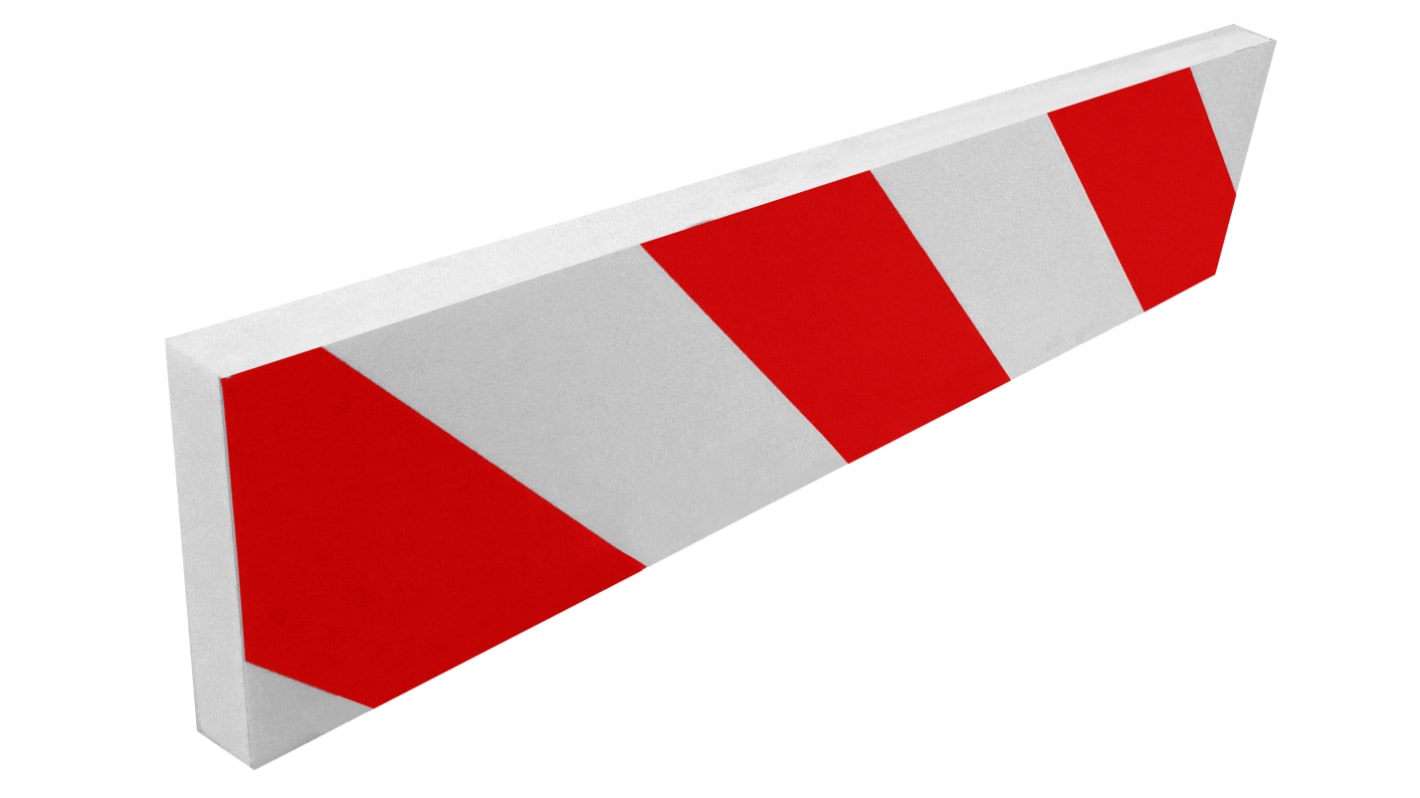 Straight protection foam 350x80mm - red/