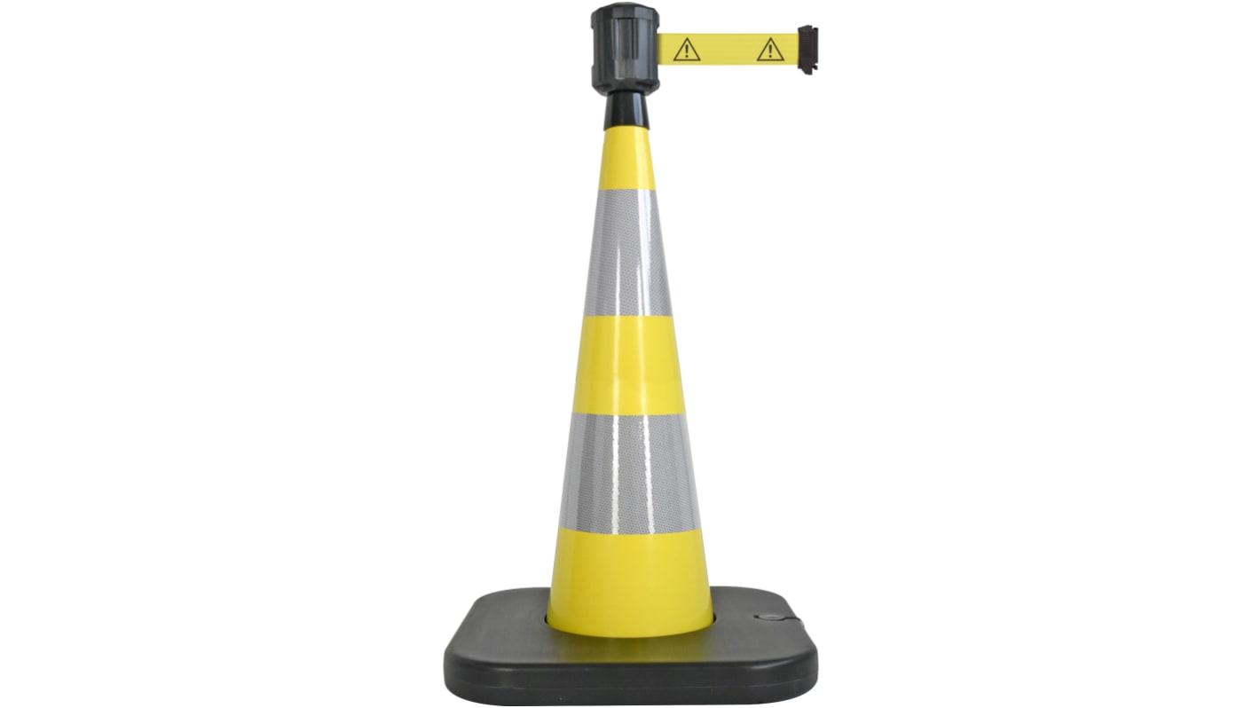 Viso Weighted Yellow 90 cm PVC Traffic & Safety Cone