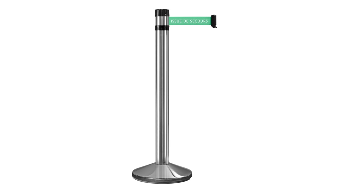 Chromed guiding post - 4m green ISSUE DE