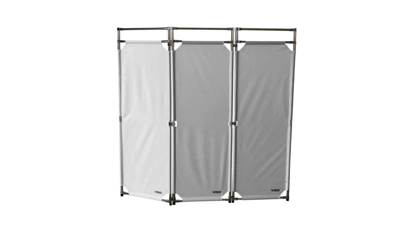 Viso Grey Stainless Steel Folding Barrier