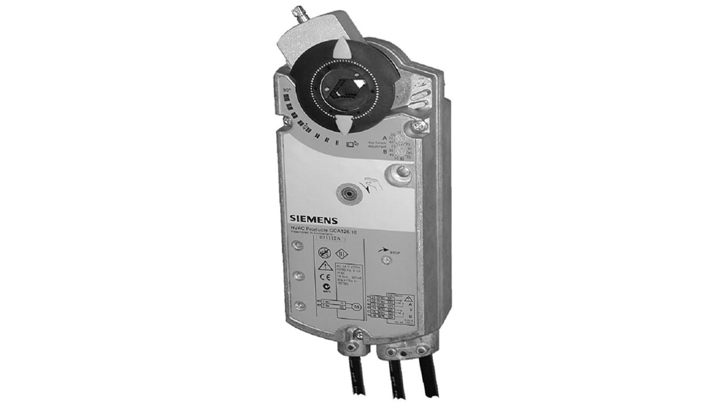 Actuador de compuerta Siemens, par 18Nm, 24 V c.a./c.c, 5W