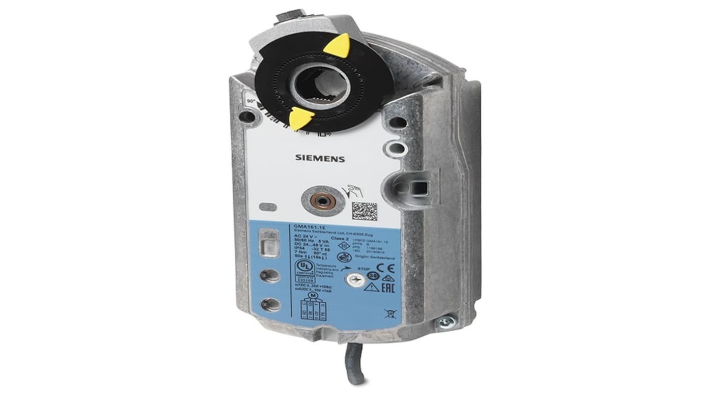 Siemens Damper Actuator, 7Nm, 24 V ac/dc