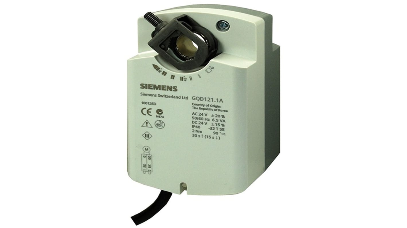 Siemens Damper Actuator, 2Nm, 230