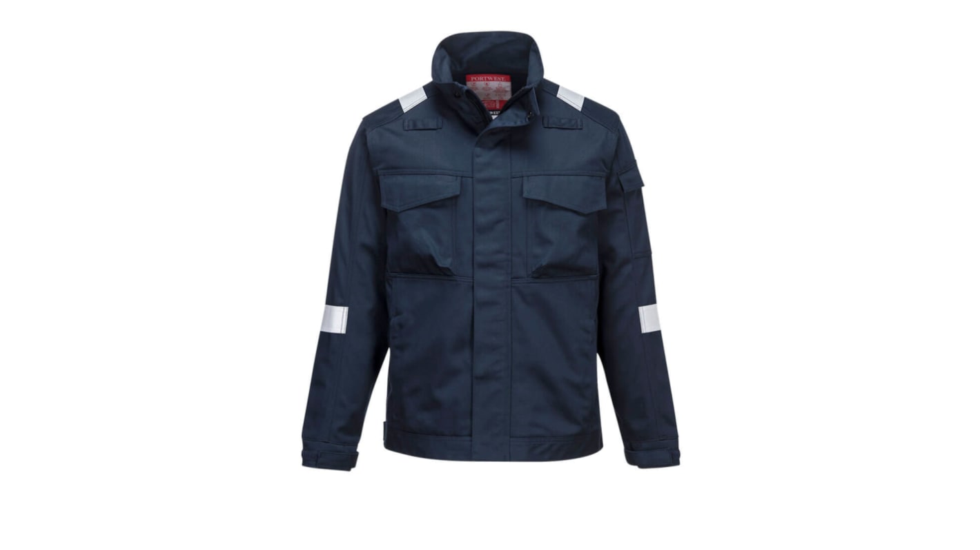 Portwest FR68 Navy, Flame Retardant, Heat Jacket Jacket, M