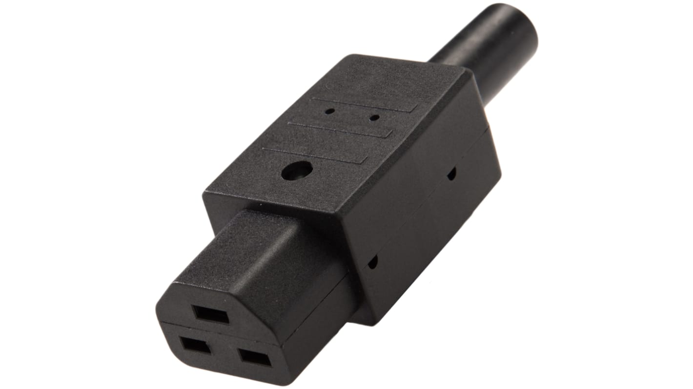 RS PRO C21 Cable Mount IEC Connector Socket, 16A, 250 V