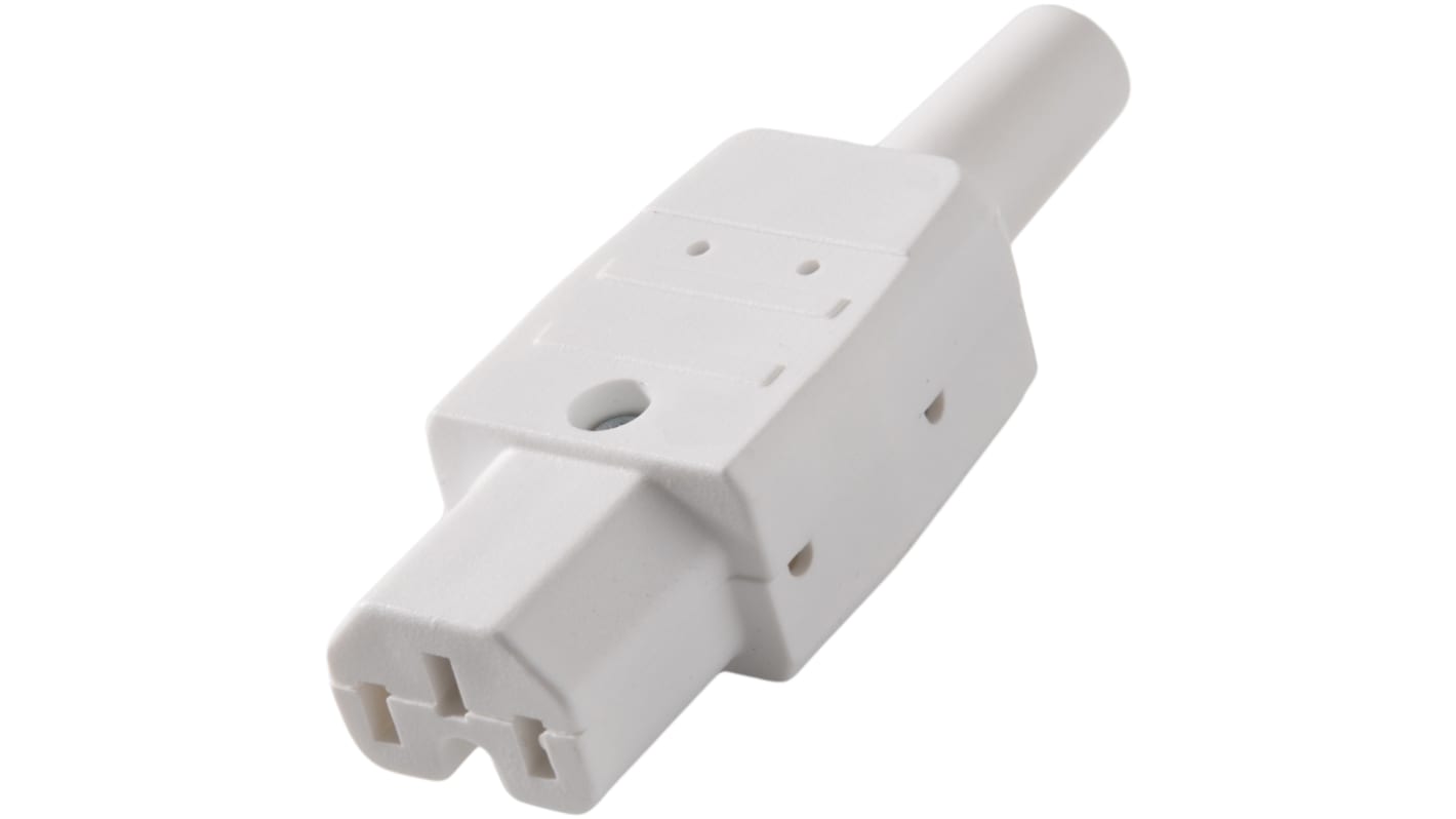 RS PRO C15 Cable Mount IEC Connector Socket, 10A, 250 V