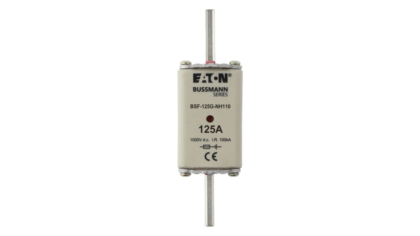 Fusible de cuchillas Eaton, NH1, 1kV, 125A, IEC 60269-7