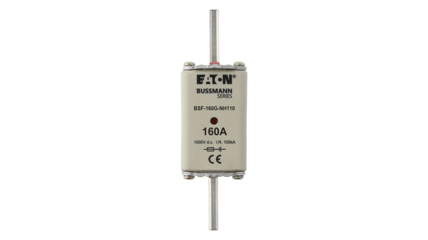 Fusible de cuchillas Eaton, NH1, 1kV, 160A, IEC 60269-7