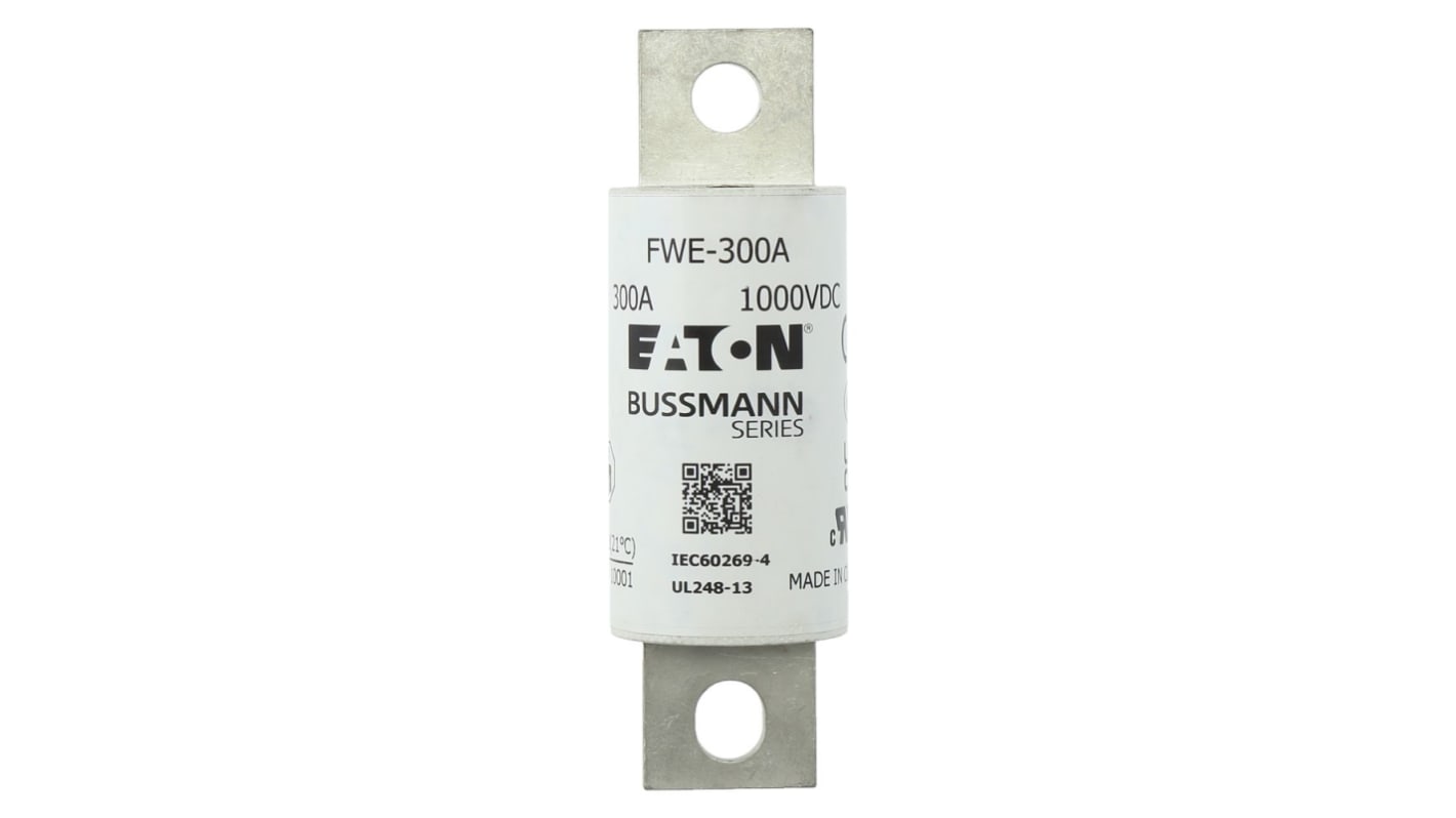 Fusibile con linguette, Eaton, 300A, fusibile 40mm, standard CE, IEC 60269-4 1kV