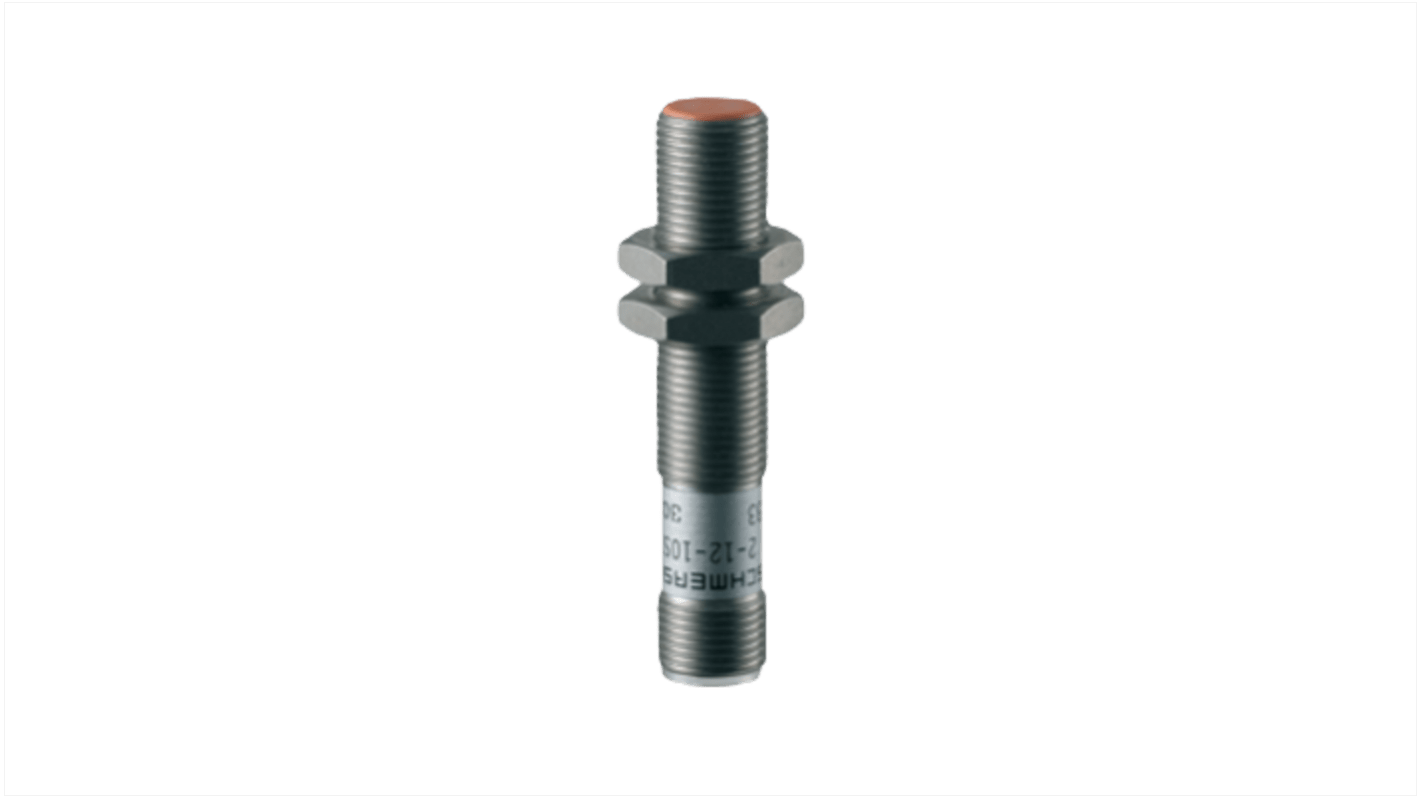 Sensor inductivo Schmersal, M12 x 1, alcance 2 mm, salida PNP, 10 → 30 V dc, IP67