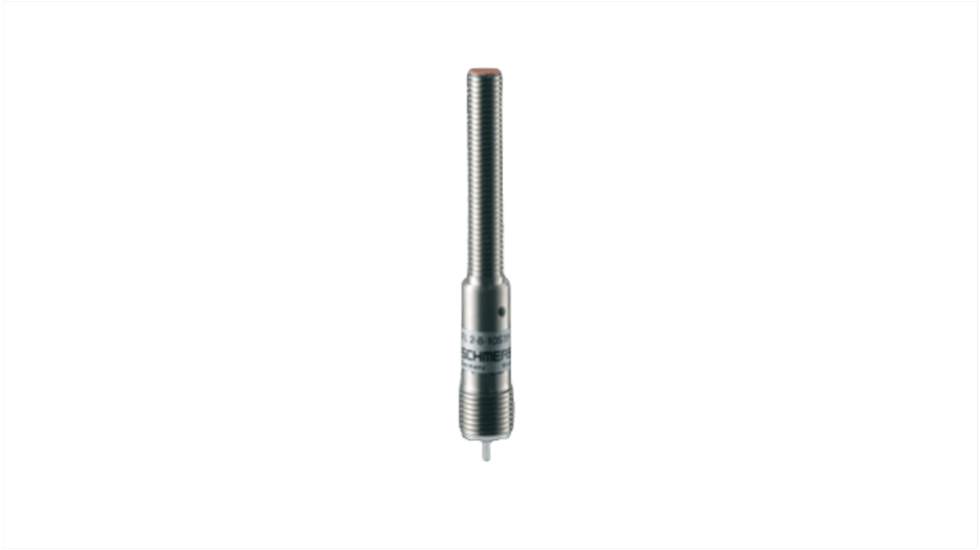 Indukcyjny czujnik zbliżeniowy M8 x 1 Indukcyjny PNP 2 mm Schmersal 10 → 30 V DC cylindryczny