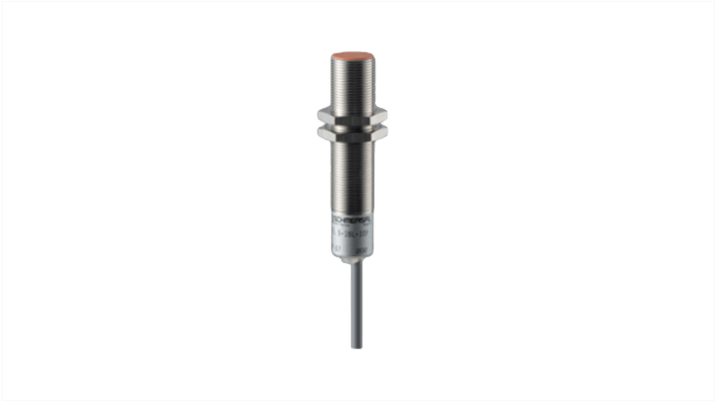 Schmersal IFL Series Inductive Barrel-Style Inductive Proximity Sensor, M8 x 1, 5 mm Detection, PNP Output, 15 →
