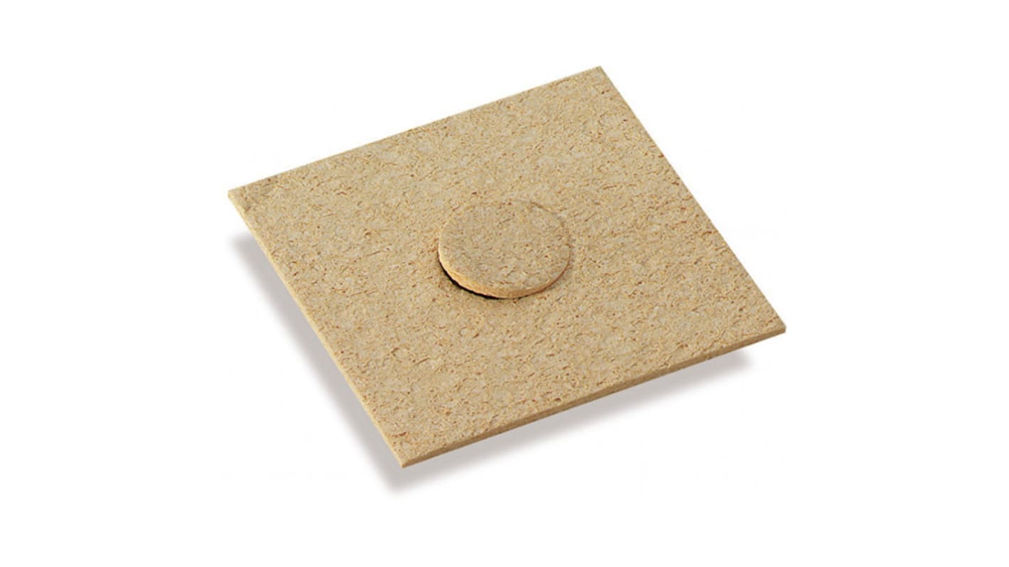 SAM Yellow Sponge 3mm x 45mm x 105mm, for Desoldering, Electrical Equipment, Electronic Repair, Soldering Use