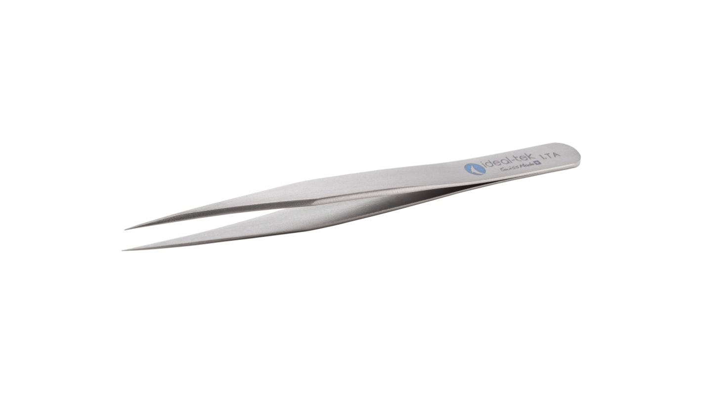 ideal-tek 120 mm, Titanium, Straight, Tweezers