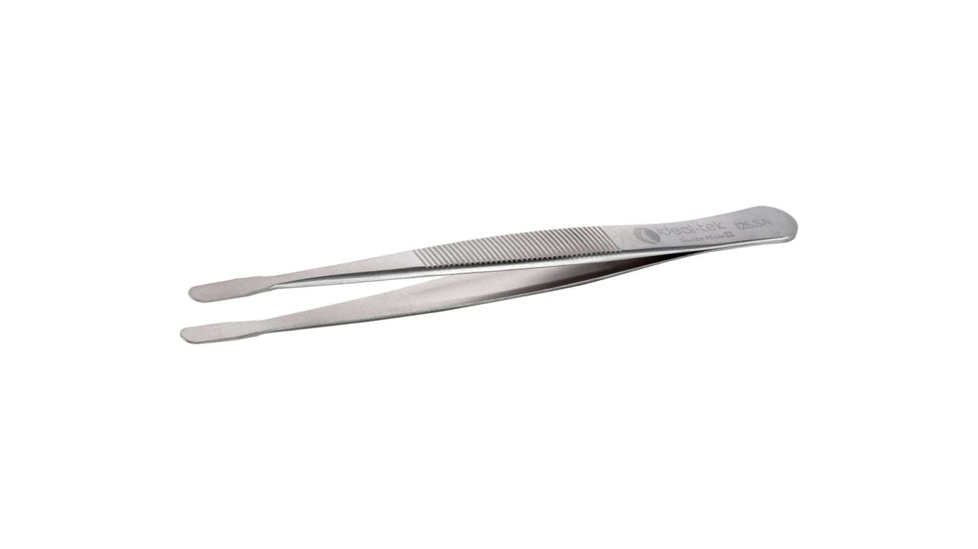 ideal-tek 120 mm, Stainless Steel, Straight, Tweezers