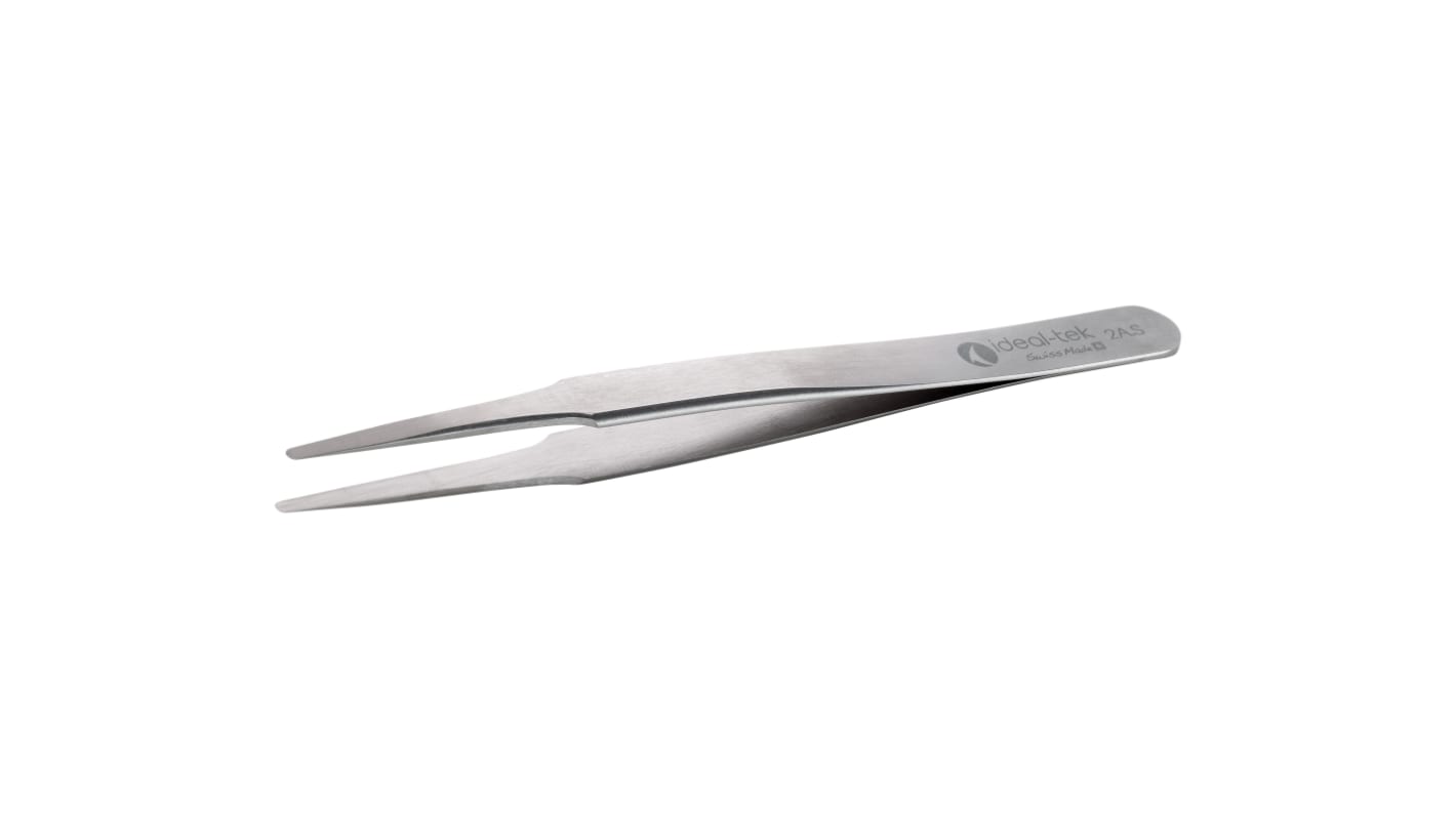 ideal-tek 120 mm, Stainless Steel, Straight, Tweezers