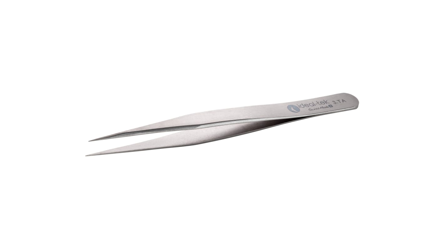 ideal-tek 120 mm, Titanium, Straight, Tweezers