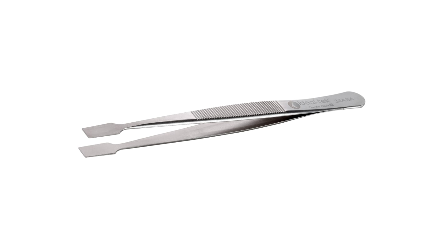 ideal-tek 120 mm, Stainless Steel, Straight, Tweezers