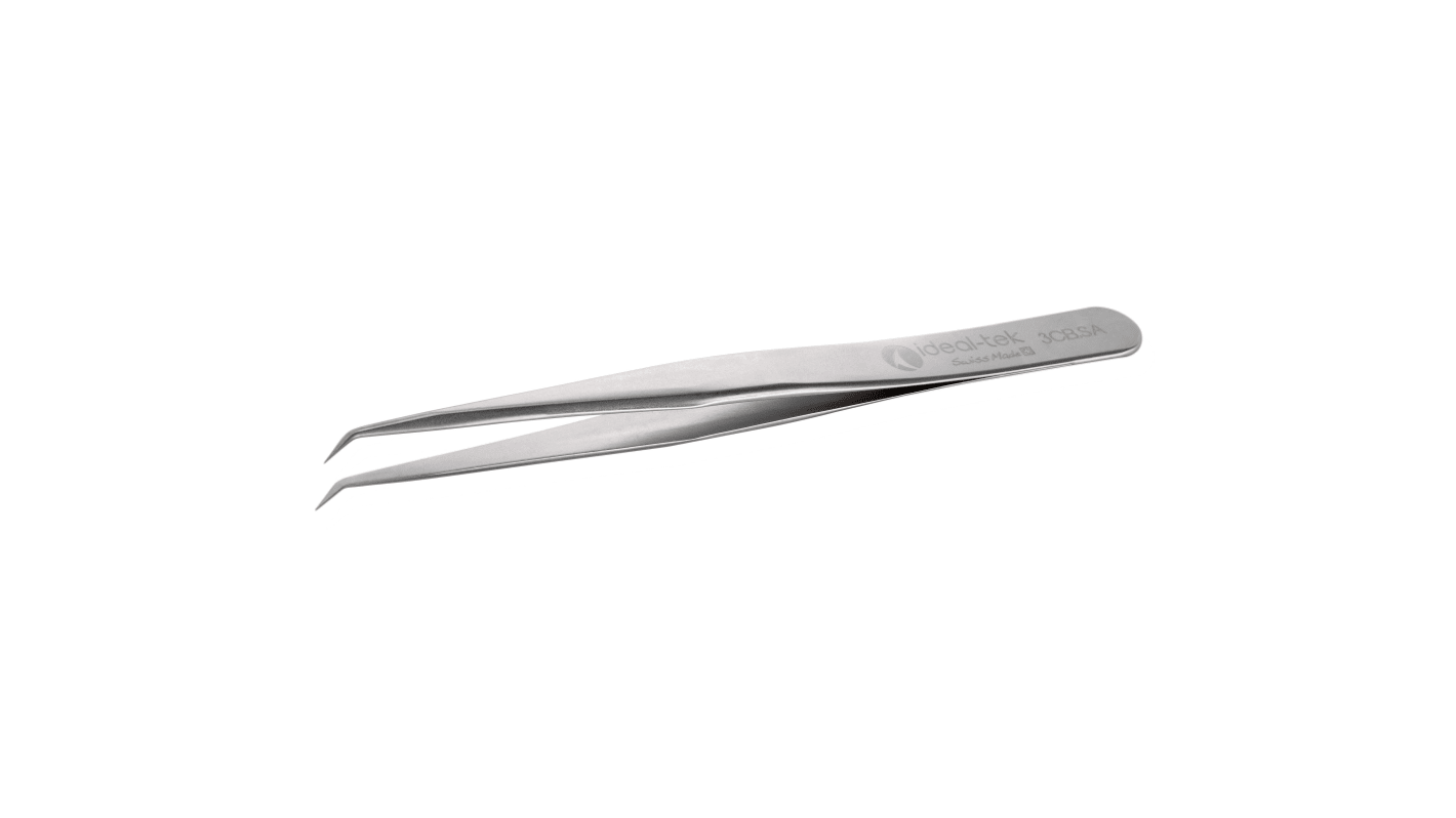 Brucelles ideal-tek 3CB.SA.0 pointe Courbée en  en inox, L. 110 mm