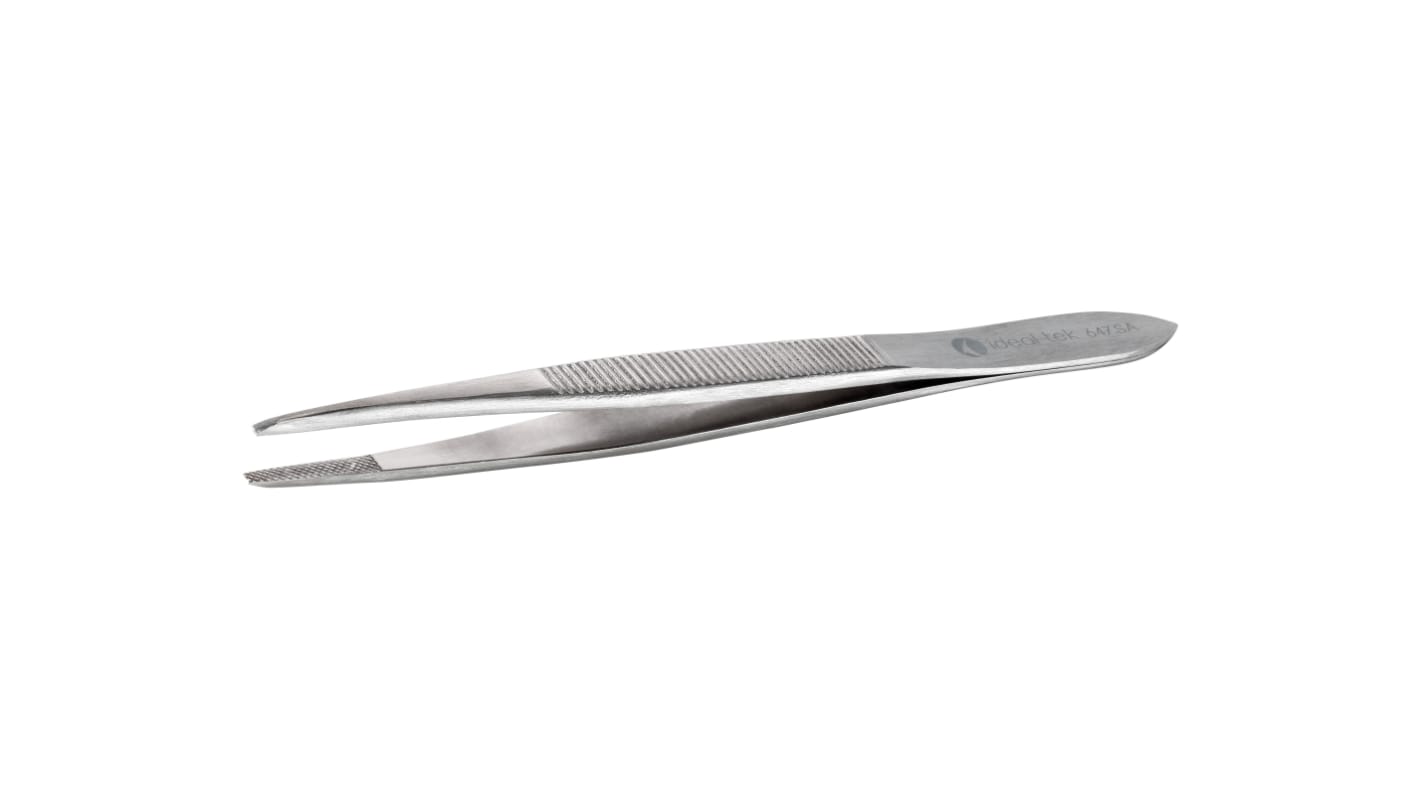 ideal-tek 120 mm, Stainless Steel, Straight, Tweezers