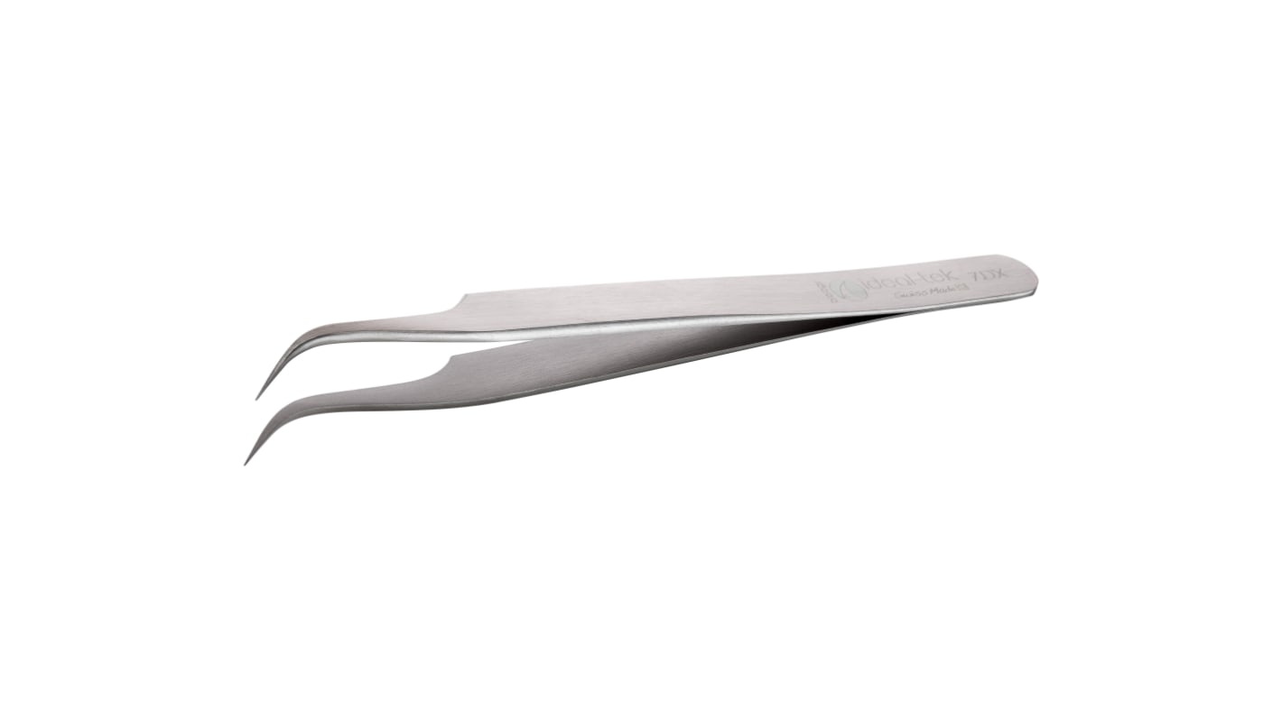 ideal-tek 120 mm, Stainless Steel, Curved, Tweezers