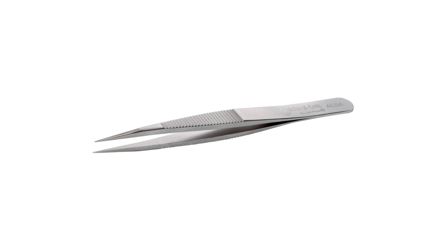 ideal-tek 110 mm, Stainless Steel, Straight, Tweezers