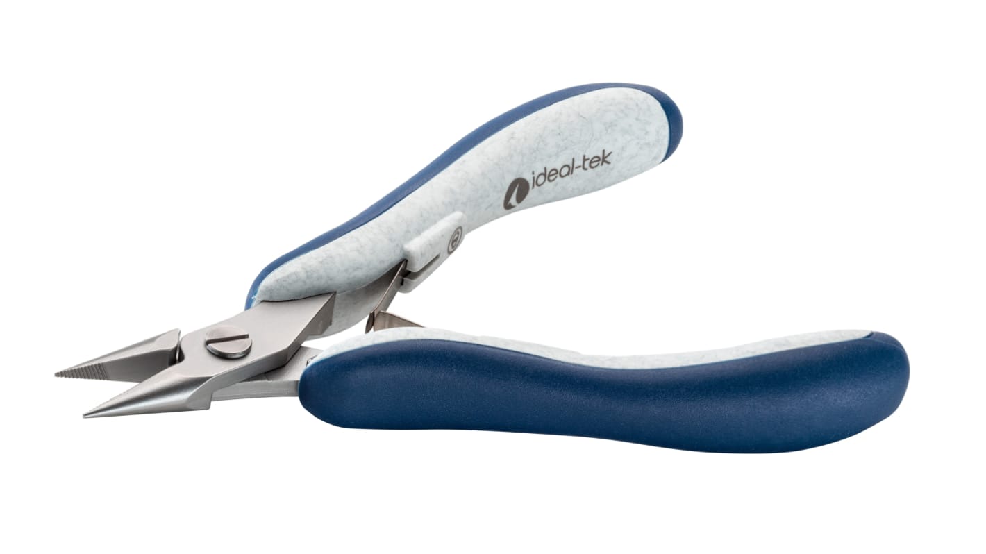 ideal-tek ES6022.CR.BG Pliers, 130 mm Overall, Straight Tip, 18mm Jaw, ESD