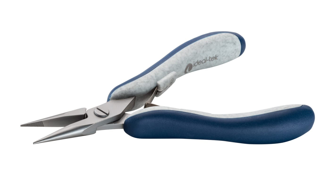 ideal-tek ES6024.CR.BG Pliers, 140 mm Overall, Straight Tip, 30mm Jaw, ESD