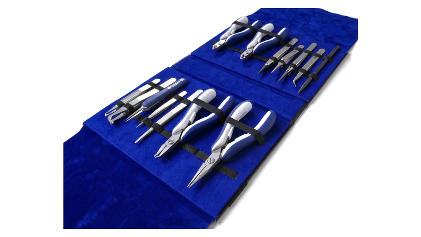 ideal-tek 14 Piece Tweezer Kits Tool Kit with Pouch