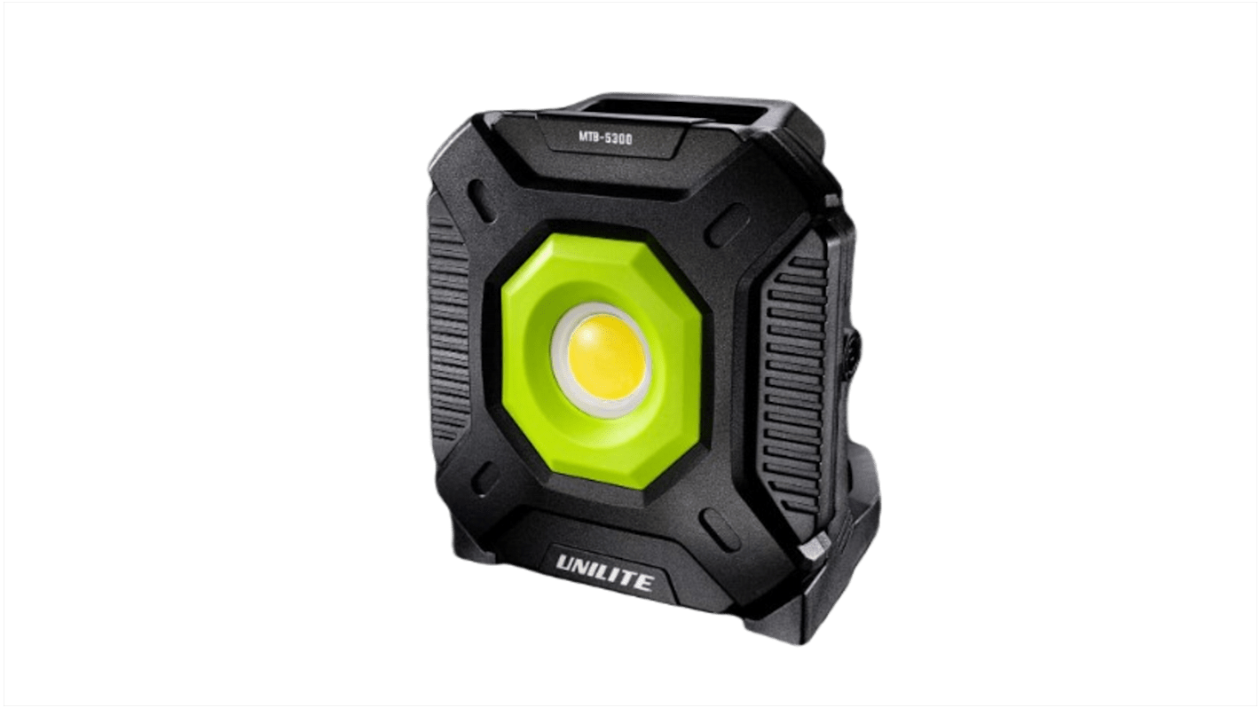 Unilite MTB-5300 Rechargeable LED Work Light, USB Plug, 50 W, 20 V, IP65