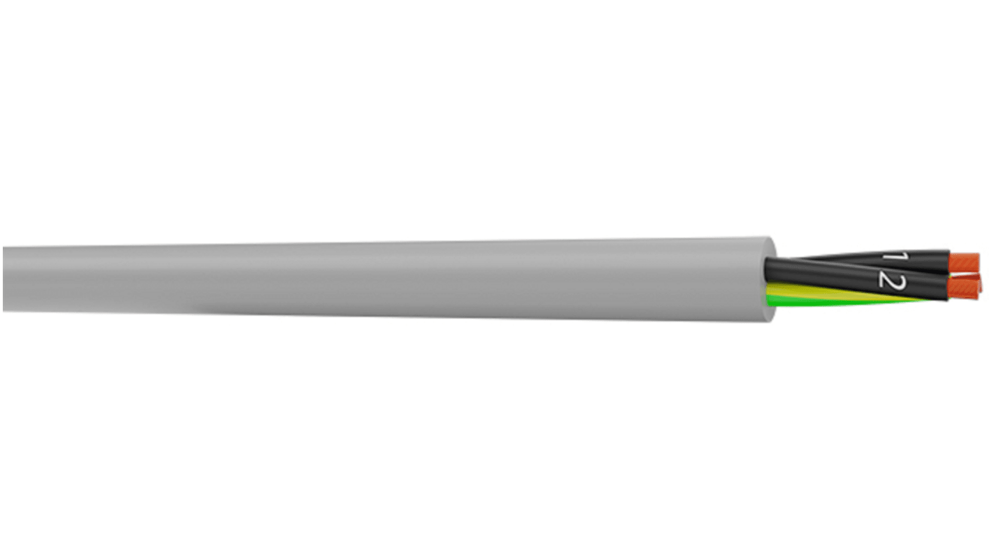 Câble de commande Blindé CAE Groupe CAELIFLEX, 4 x 1.5 mm², 16 AWG, gaine Chlorure de polyvinyle PVC Noir