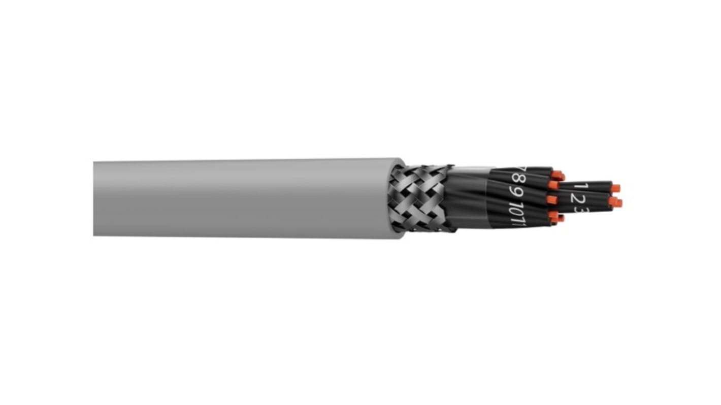 Cable de control apantallado CAE Groupe CAELIFLEX de 3 núcleos, 1.5 mm, funda de PVC