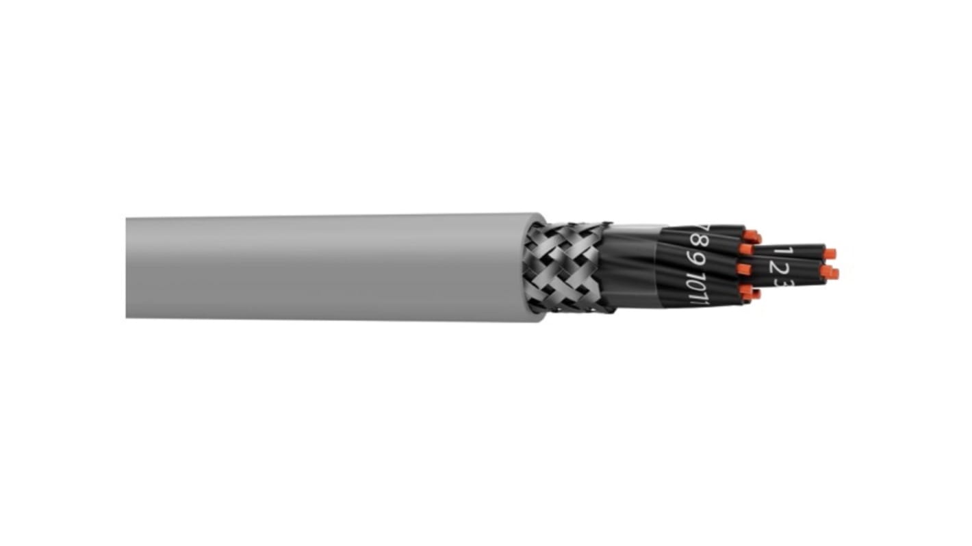 Control Cable liczba żył 4 1 mm² Ekranowany CAE Groupe Czarny