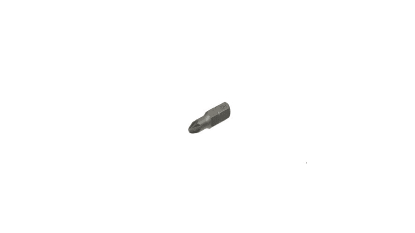 SAM Pozidriv Screwdriver Bit, 5/16 in Drive, Pozidriv Drive, 35 mm Overall